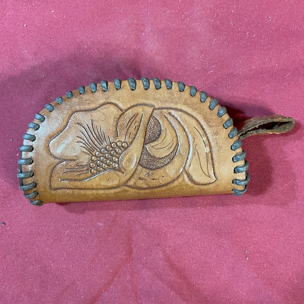 Vintage Handcrafted Leather Small Case